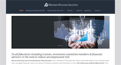 Desktop Screenshot of precisionfiduciary.com