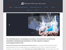 Tablet Screenshot of precisionfiduciary.com